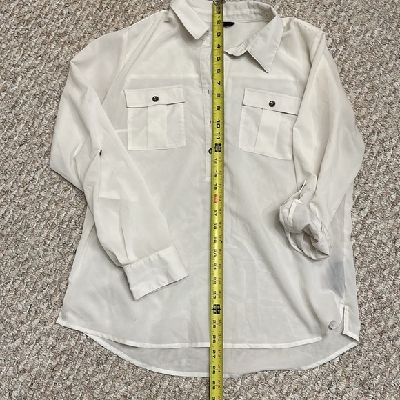 Inspiri made in Vietnam size Lg transparent white material *NWOT* - Picture 9 of 10